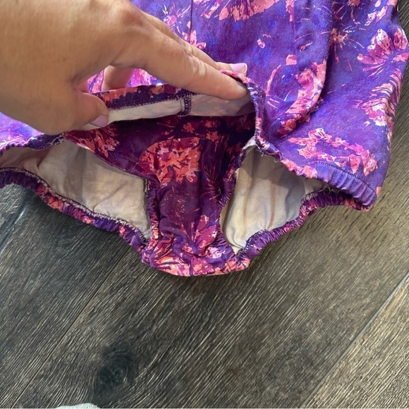 Vintage Sea Lure women’s swimsuit size small 14 purple  floral VTG play suit - Picture 14 of 14